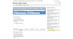 Desktop Screenshot of navne.dk